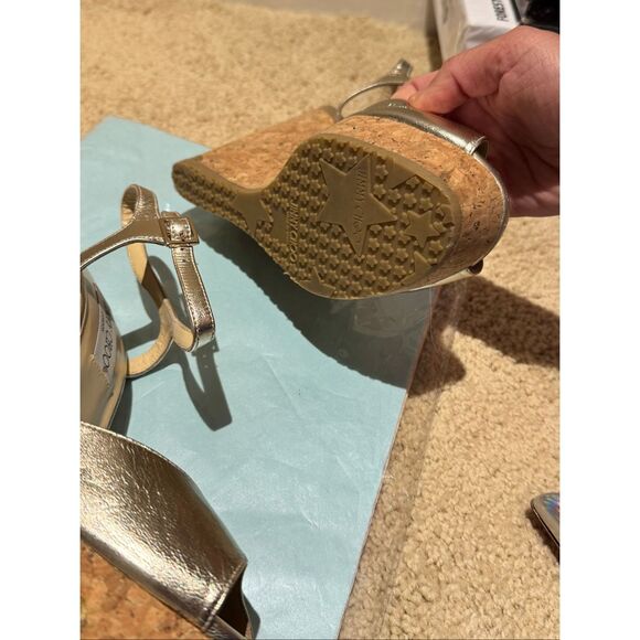 Jimmy Choo gold wedges - Picture 10 of 10